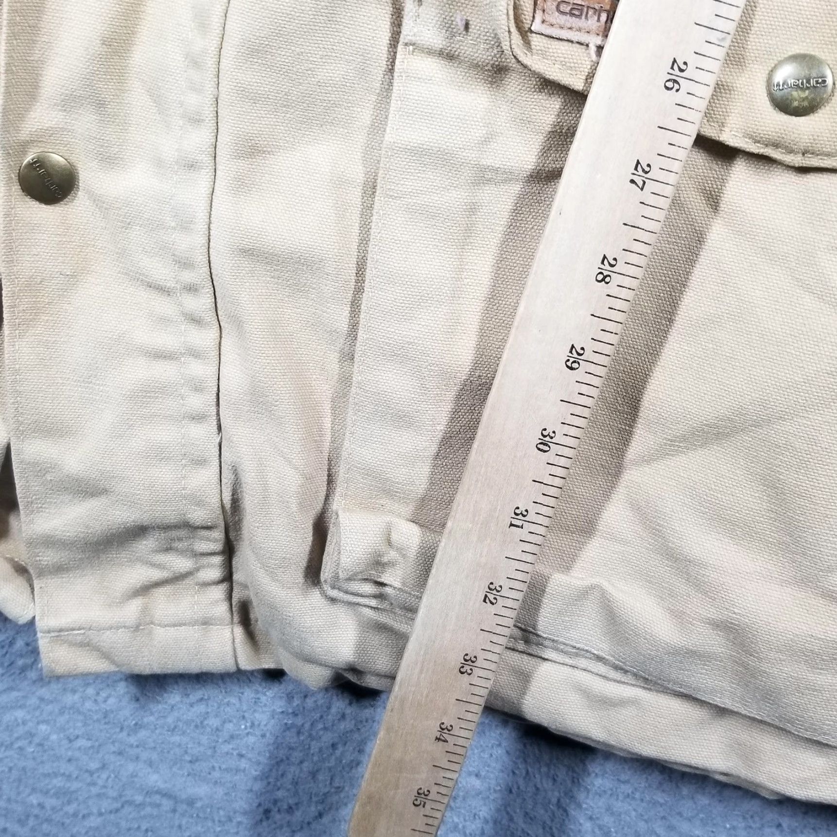 Carhartt Vintage Carhartt Duck Canvas Chore Work Jacket Coat 3XL C08WET Union Made Beiges Size US XXL / EU 58 / 5 - 6 Thumbnail