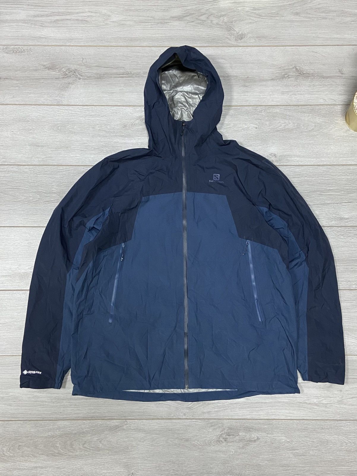 Salomon Vintage Salomon Gore Tex Jacket zip waterproof Size US XXL / EU 58 / 5 - 1 Thumbnail