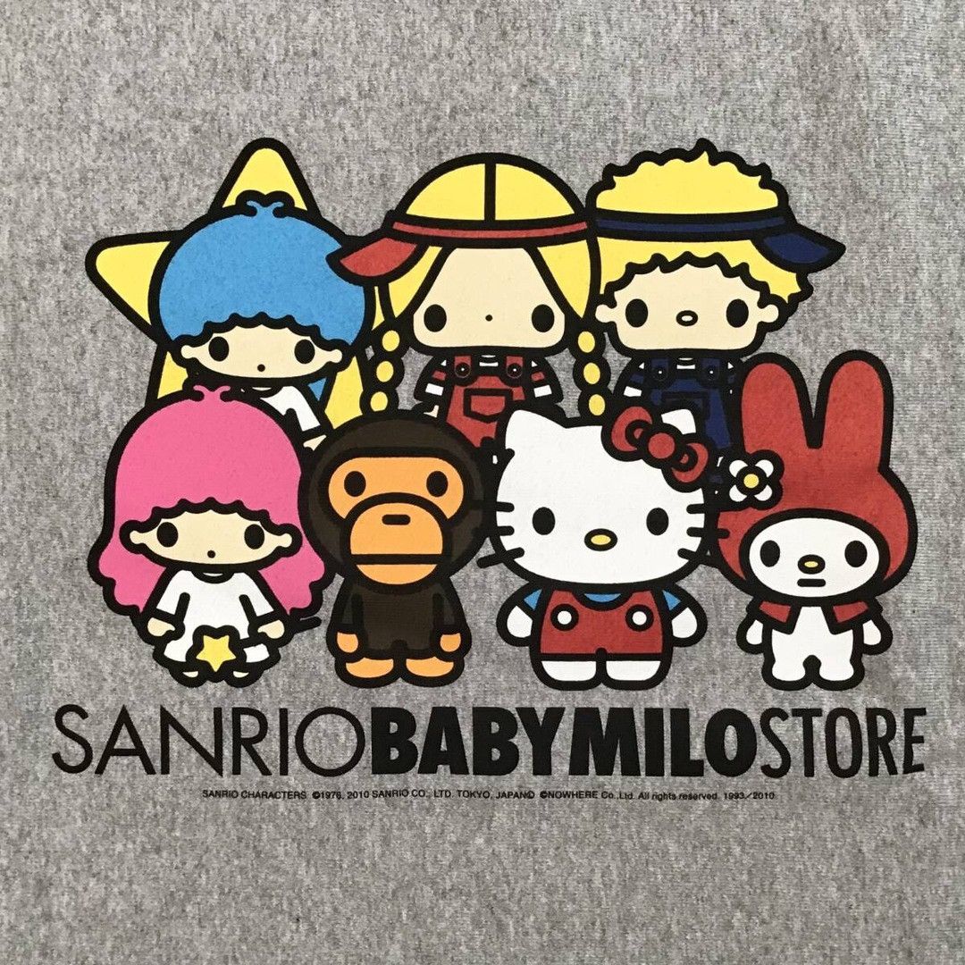 Bape 2010 BAPE × SANRIO KITTY MILO sweat shirt a bathing ape NIGO Size US L / EU 52-54 / 3 - 2 Thumbnail