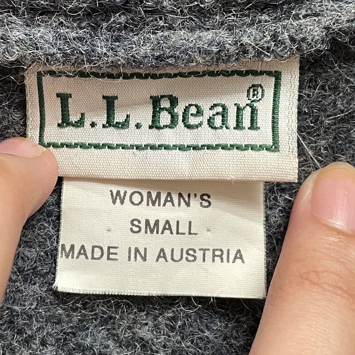 L.L. Bean × Vintage Vintage Brand LL Bean Wool Hoodies Parka 1990s Size US S / EU 44-46 / 1 - 9 Thumbnail