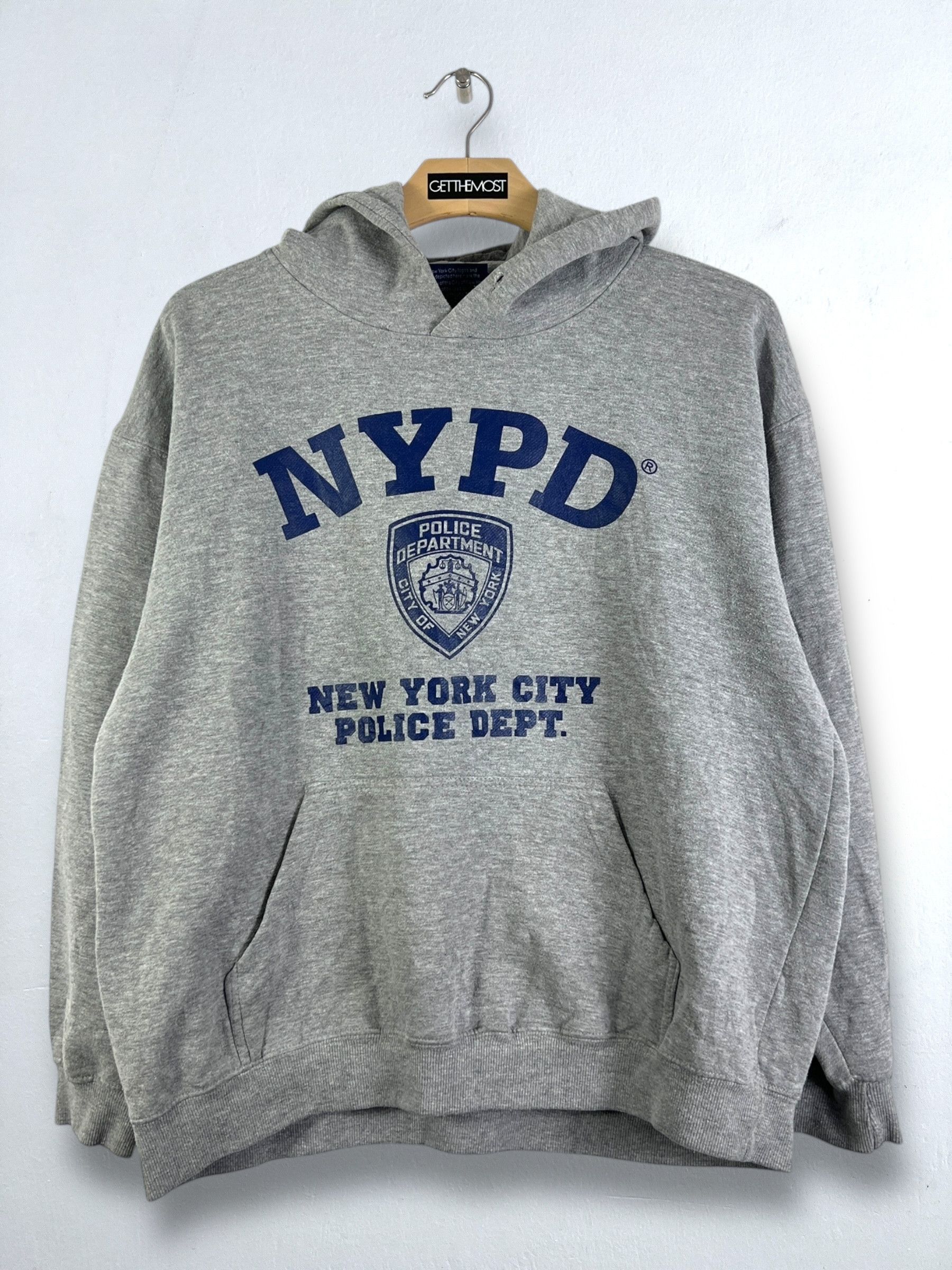 Product Of New York No.5128 NYPD Logo Graphic Hoodie (L) Size US L / EU 52-54 / 3 - 1 Thumbnail
