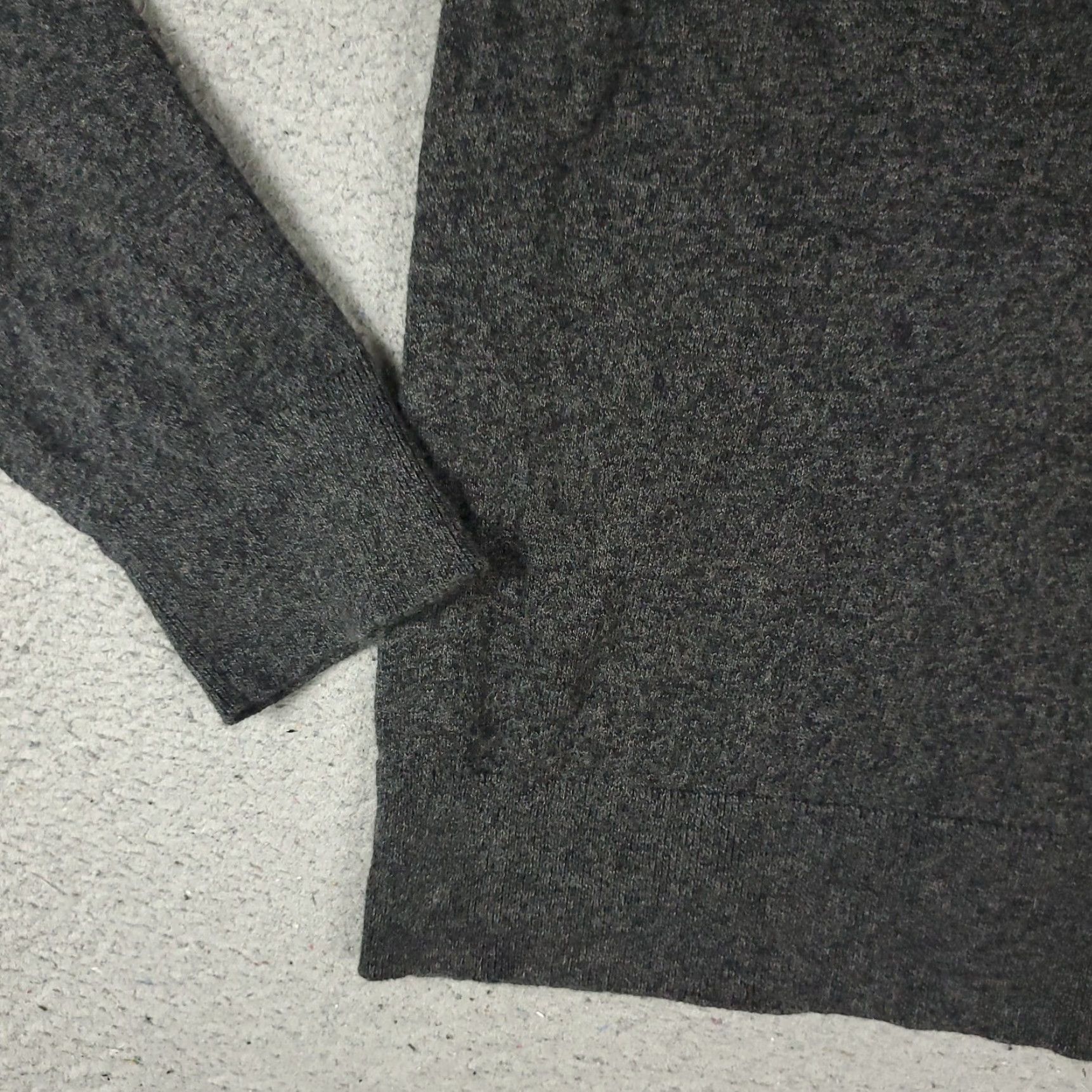 Banana Republic Banana Republic Sweater Mens Small Gray Cotton Cashmere 1/4 Zip Pullover Classic Modern Size US S / EU 44-46 / 1 - 3 Thumbnail