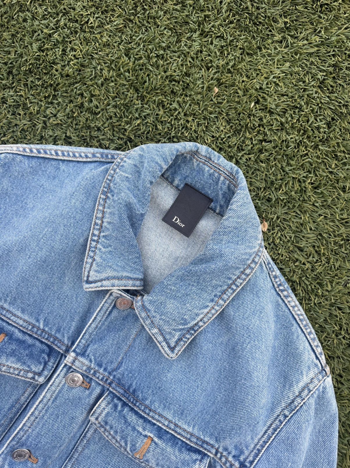 Dior FW15 Dior Homme Faded Blue Denim Jacket Size US S / EU 44-46 / 1 - 2 Thumbnail