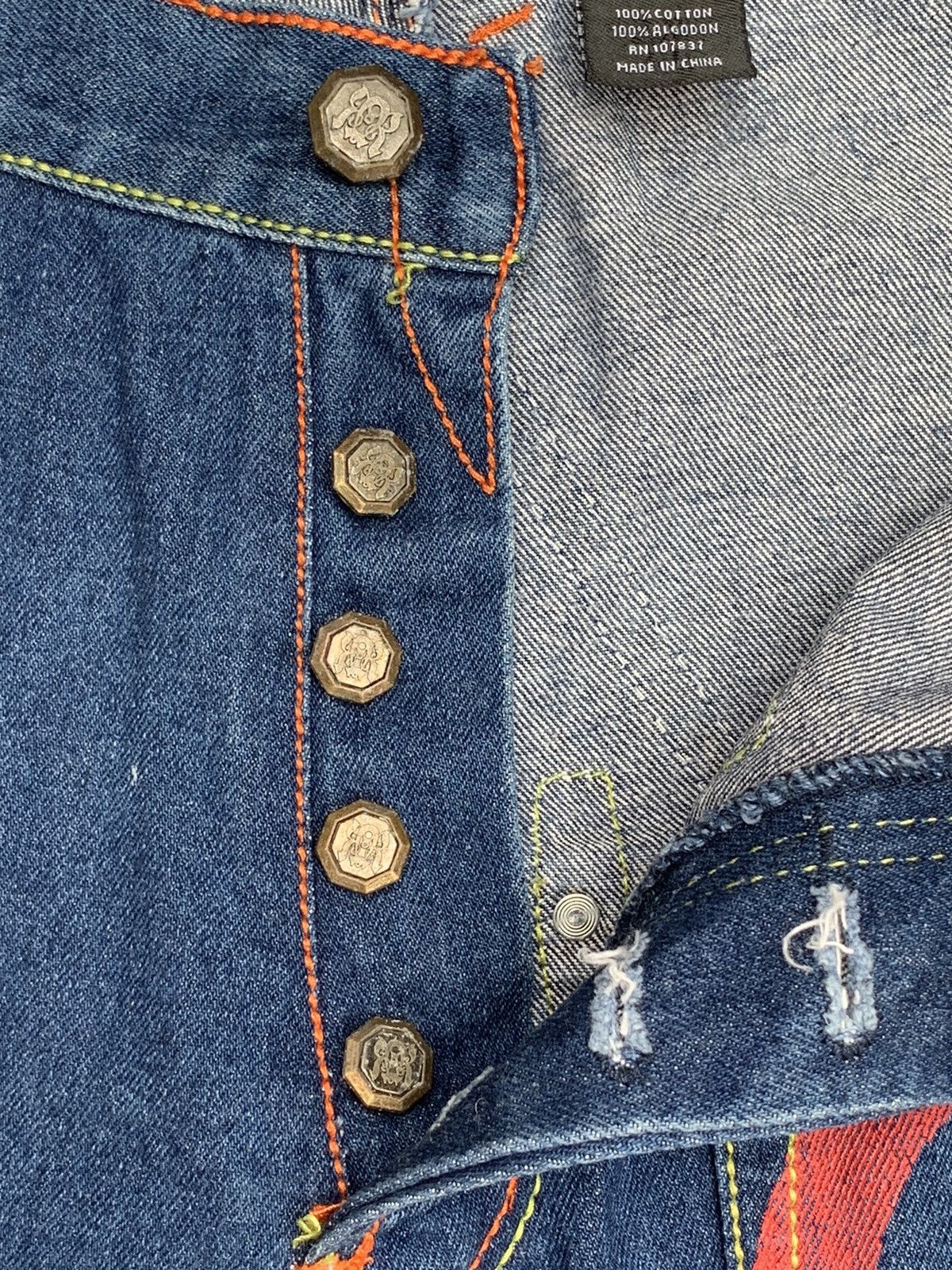 Vintage REVE Evisu Logo Japanese Denim Pants Size US 34 / EU 50 - 22 Thumbnail