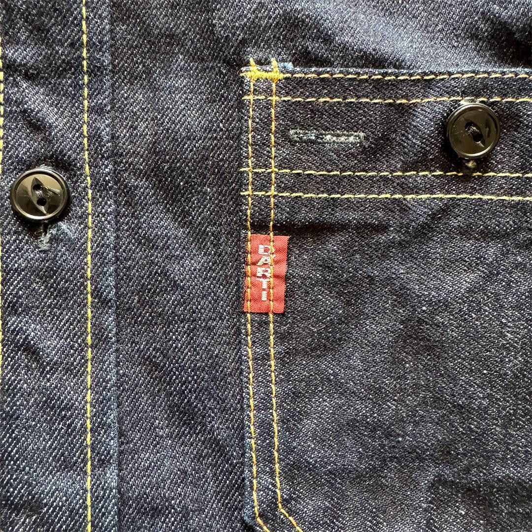 Studio D'Artisan Studio d'Artisan D5335 14 Oz Selvedge Denim Jacket (42/M) Size US M / EU 48-50 / 2 - 2 Thumbnail