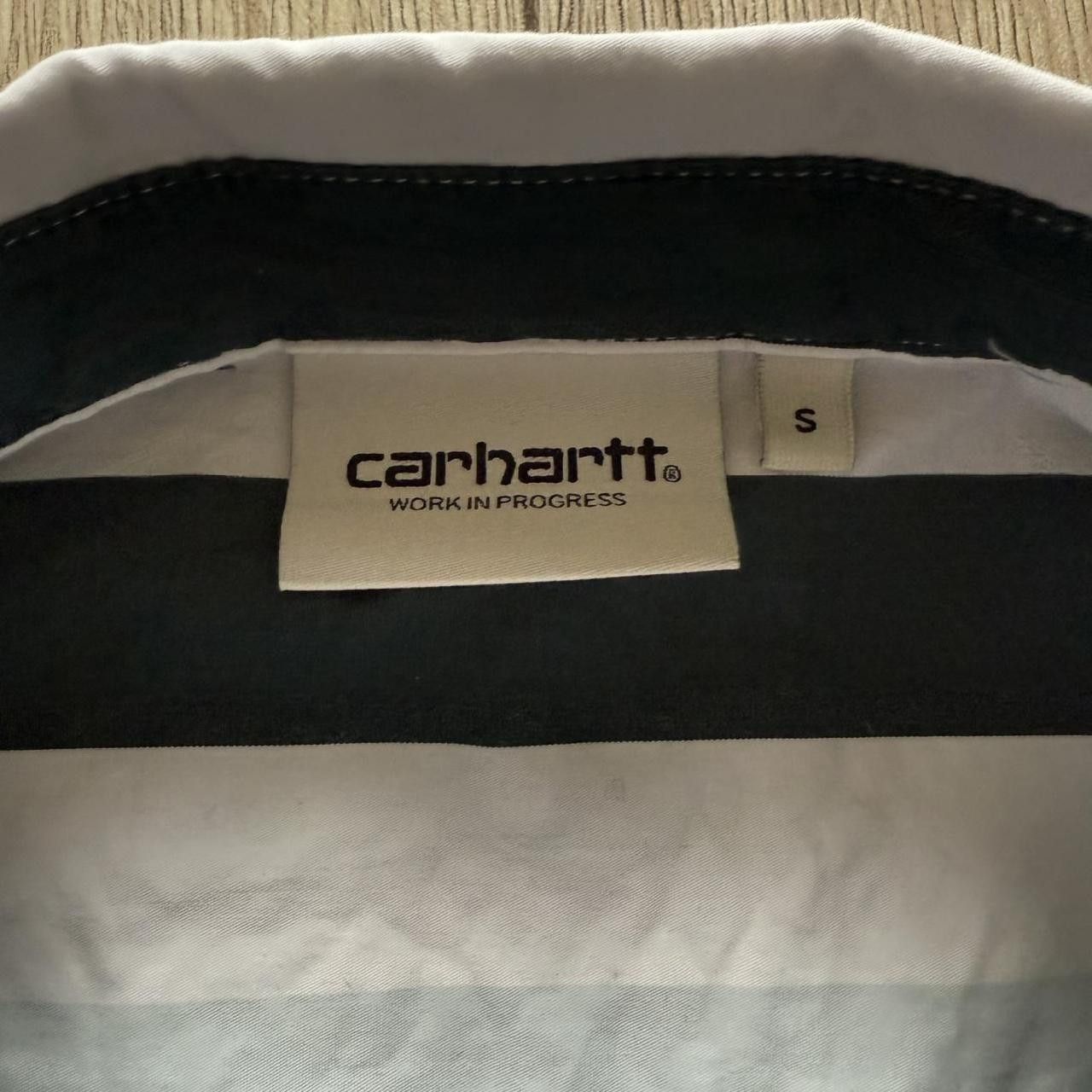 Carhartt Carhartt Logo Button Up Shirt Striped WIP Size US S / EU 44-46 / 1 - 6 Thumbnail