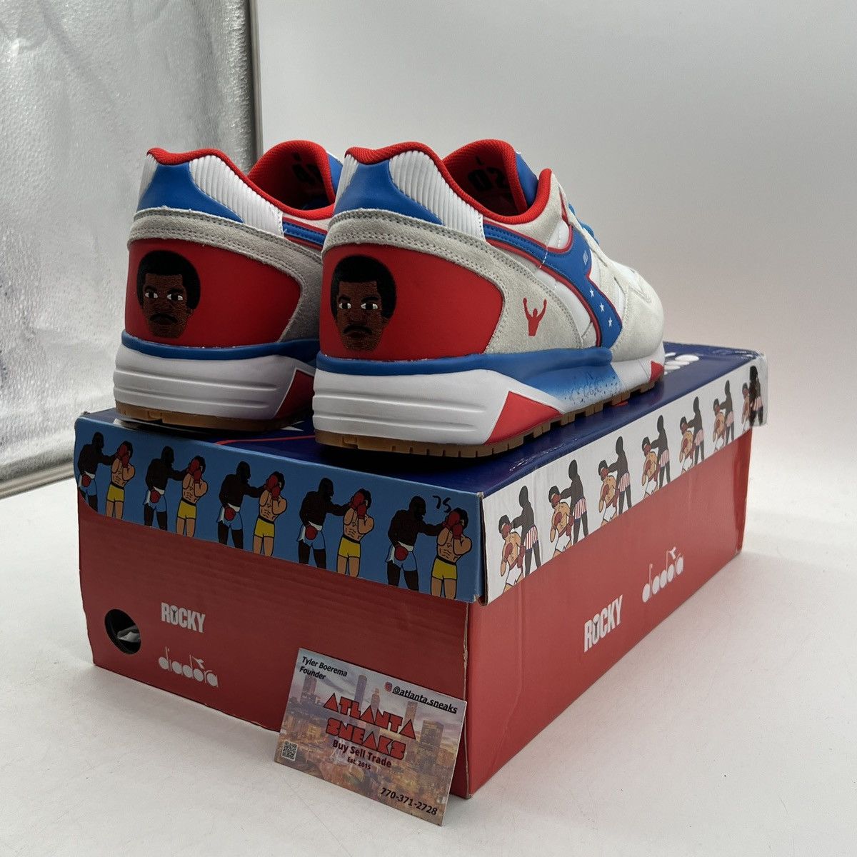 Diadora Foot locker x n9002 Rocky balboa Apollo creed Size US 12 / EU 45 - 5 Thumbnail