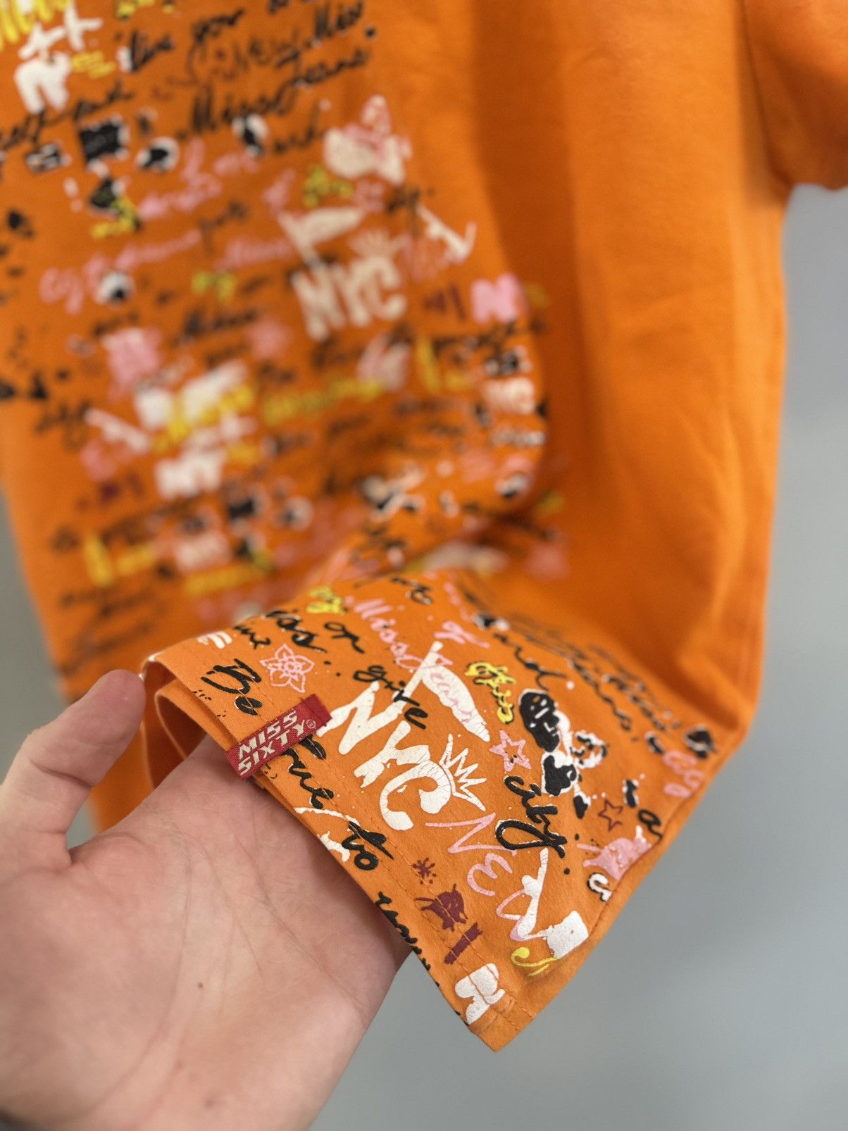 Miss Sixty Y2K Archival jpg overprint patchwork japan style tee shirt Size M / US 6-8 / IT 42-44 - 5 Thumbnail