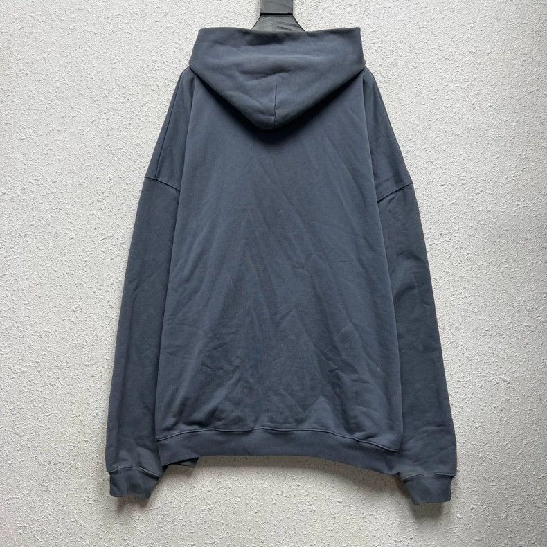 Balenciaga Balenciaga Smog blue portrait hoodie Size US L / EU 52-54 / 3 - 2 Thumbnail
