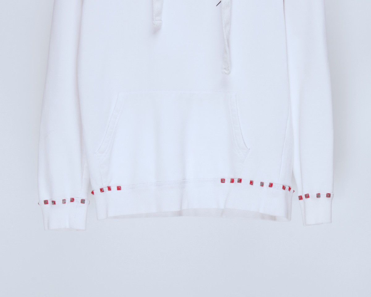 Designer × Valentino VALENTINO Be My VLTN White Hoodie Size S made in Italy Size US S / EU 44-46 / 1 - 3 Thumbnail