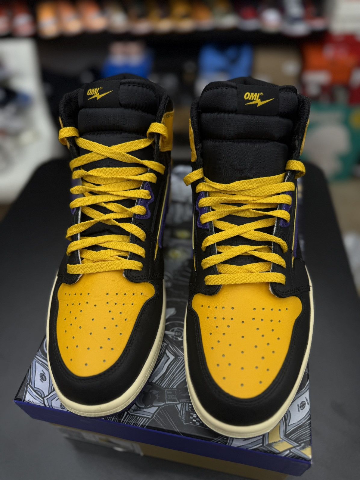 Designer OMI In Hellcat Sneakers Kobe Lakers Colors Size 13US Size US 13 / EU 46 - 10 Thumbnail
