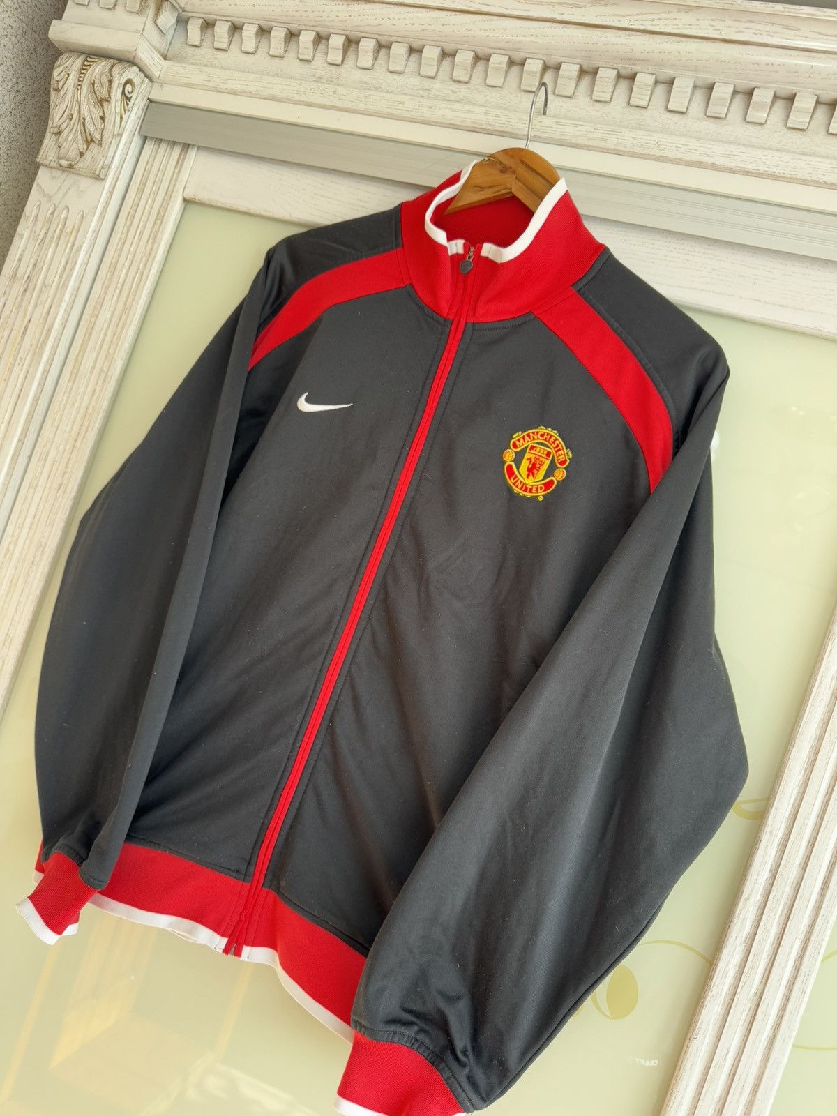 Nike × Vintage Vintage Manchester United 2005-2006 Soccer Tracksuit Jacket Size US M / EU 48-50 / 2 - 3 Thumbnail