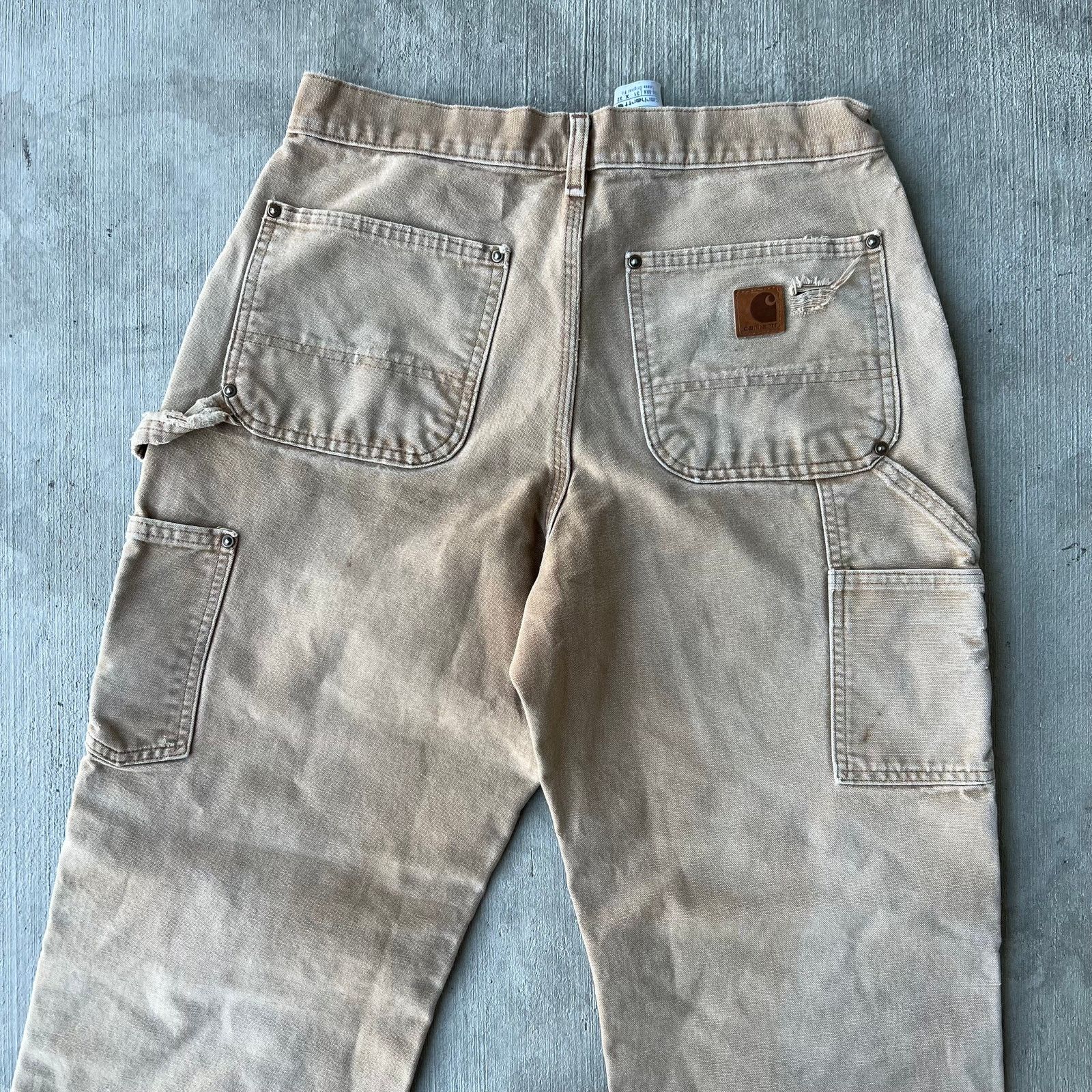 Carhartt × Vintage Carhartt brown double knee work wear carpenter pants Size US 29 - 13 Thumbnail