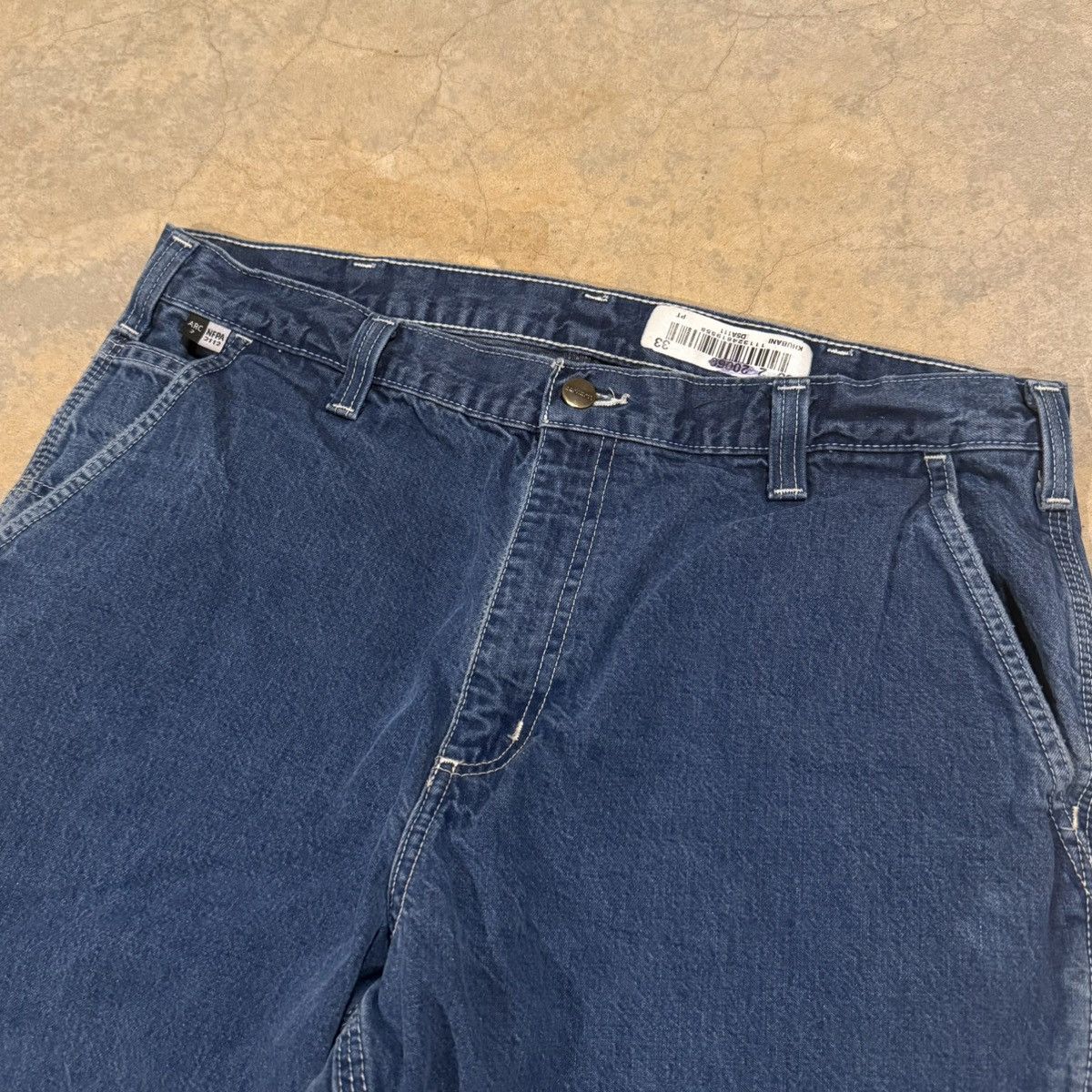 Carhartt 2000s Carhartt Faded Baggy Carpenter Jeans ERD Grunge Y2K Size US 35 - 8 Thumbnail