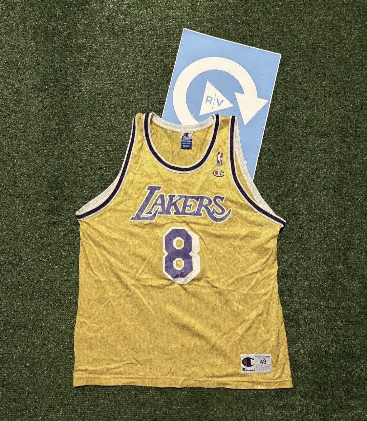 Champion VINTAGE RARE CHAMPION LOS ANGELES LAKERS KOBE BRYANT JERSEY Size US XL / EU 56 / 4 - 1 Thumbnail