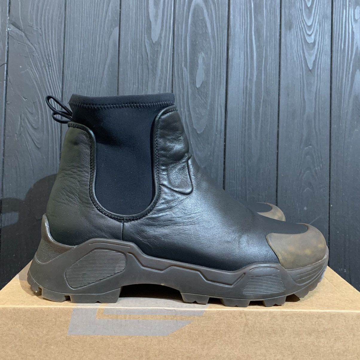 DEL CARLO Del Carlo Women’s Leather Boots Size 39 Rick Owens Style Size US 9 / IT 39 - 1 Thumbnail