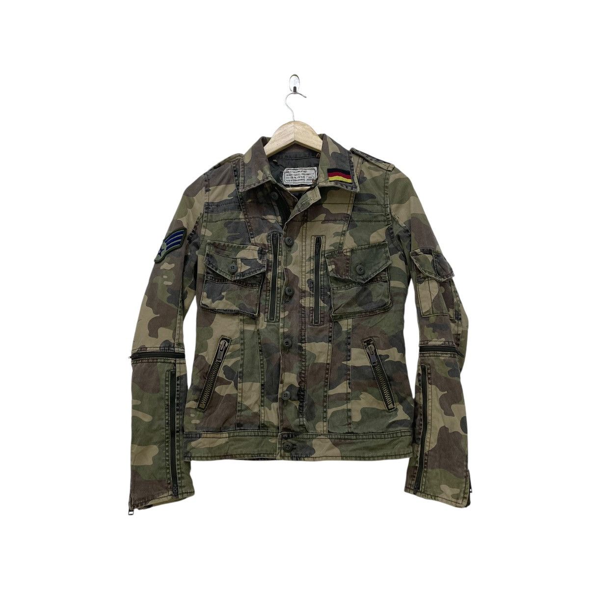 Moussy Women's Camouflage outlets Print Bomber Jacket Small