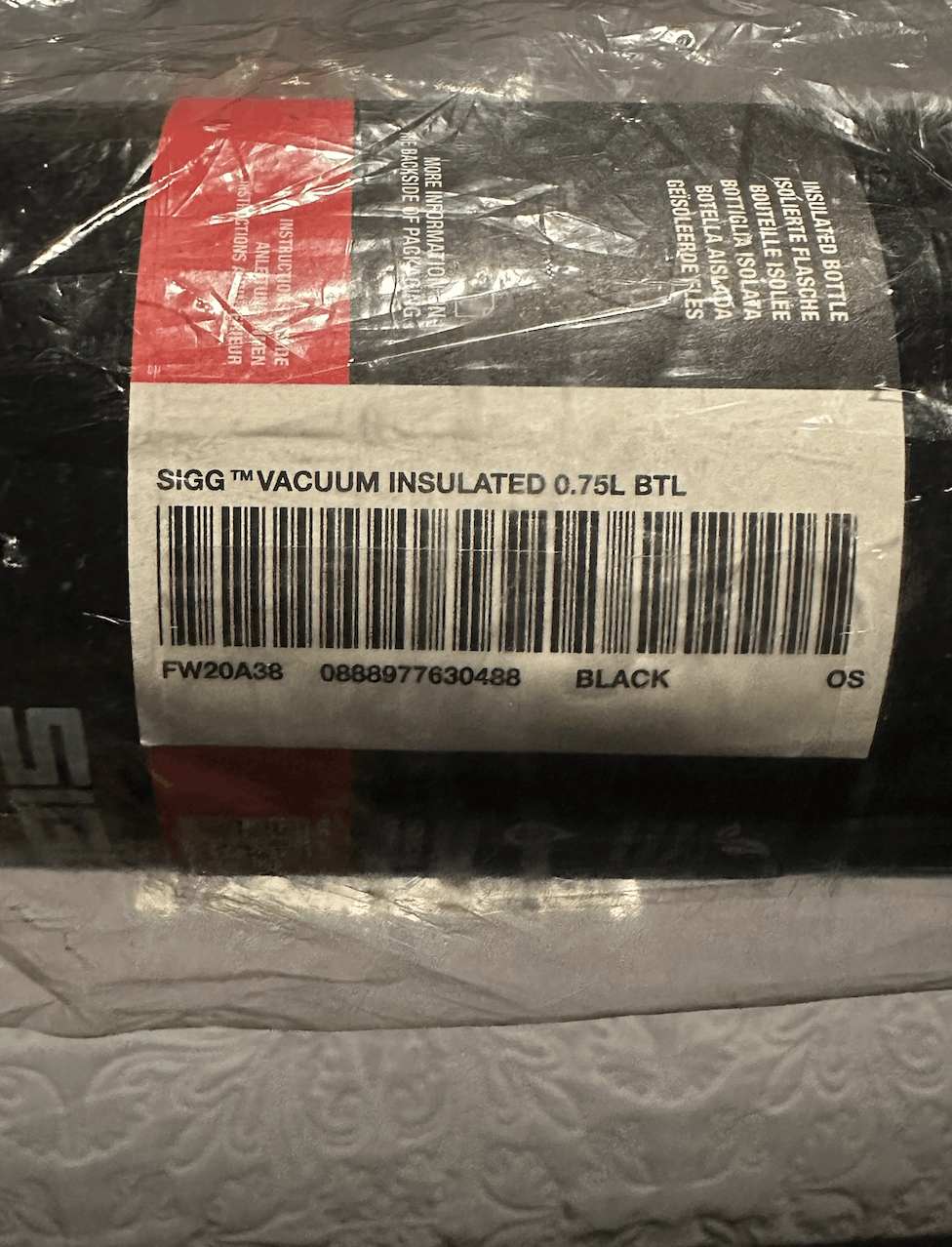 Supreme NWT Supreme SIGG Vacuum Insulated 0.75L Bottle - Black Size ONE SIZE - 5 Thumbnail