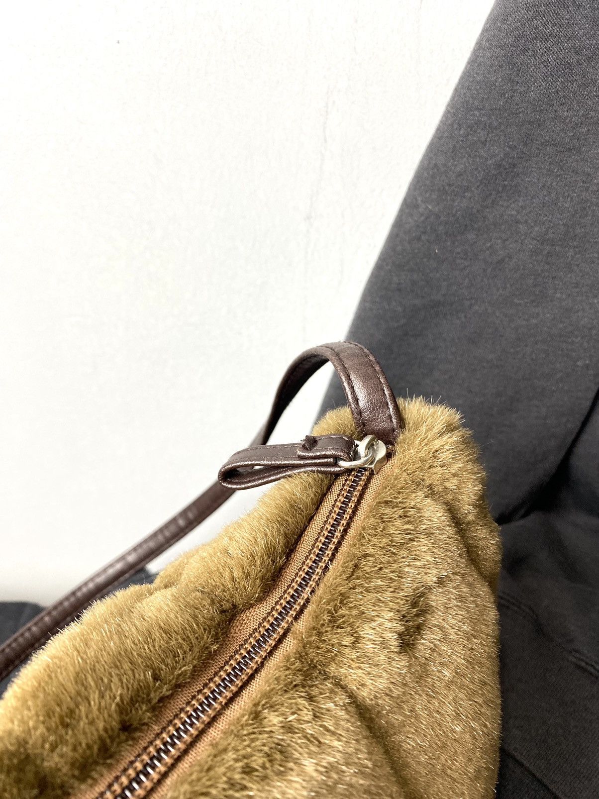 Vintage Vintage Fuzzy Mohair Y2K Bag Japan Style Ushanka Size ONE SIZE - 4 Thumbnail
