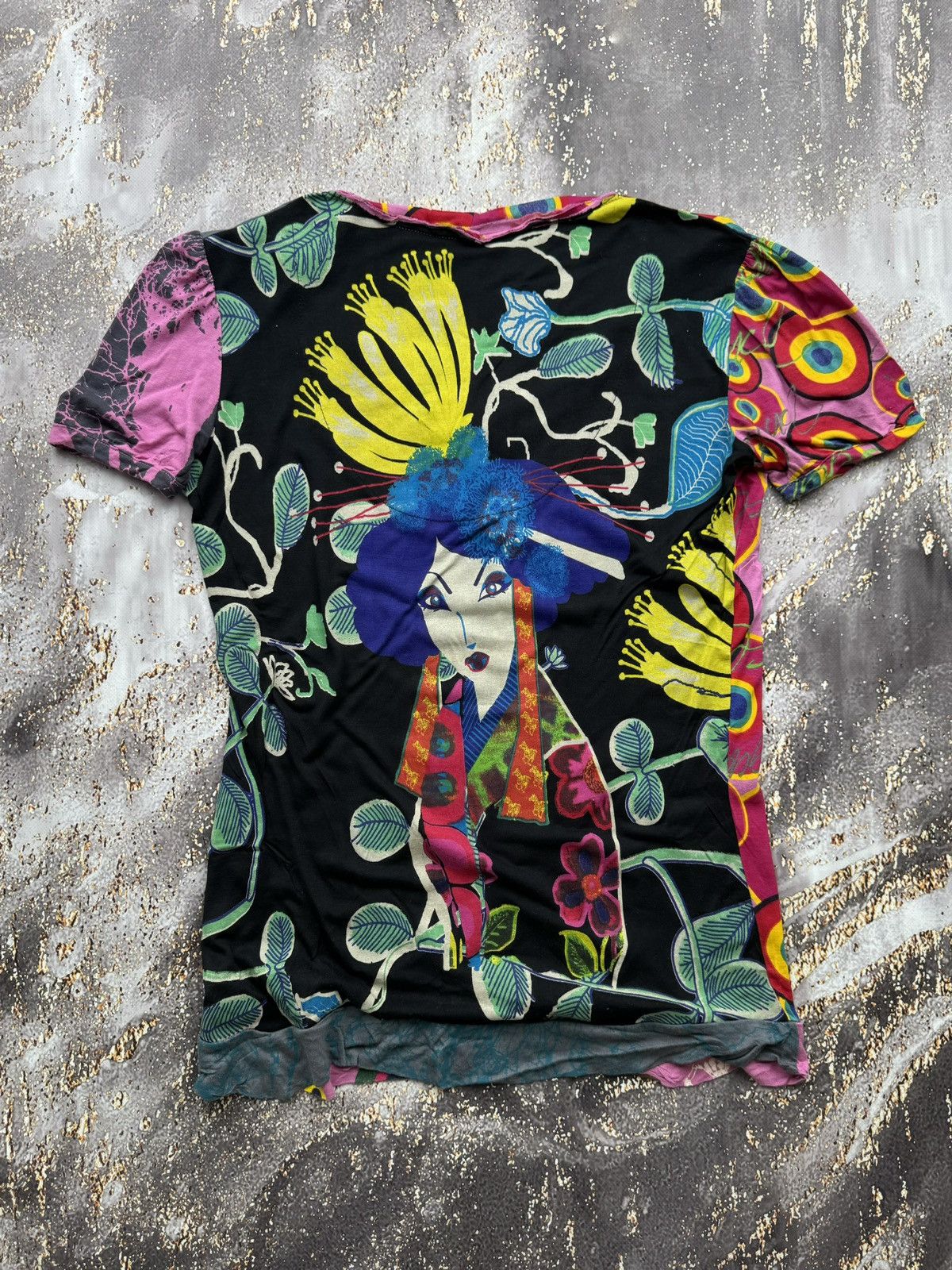 Desigual Desigual Vintage Amazing Printed Blouse Size L / US 10 / IT 46 - 1 Thumbnail