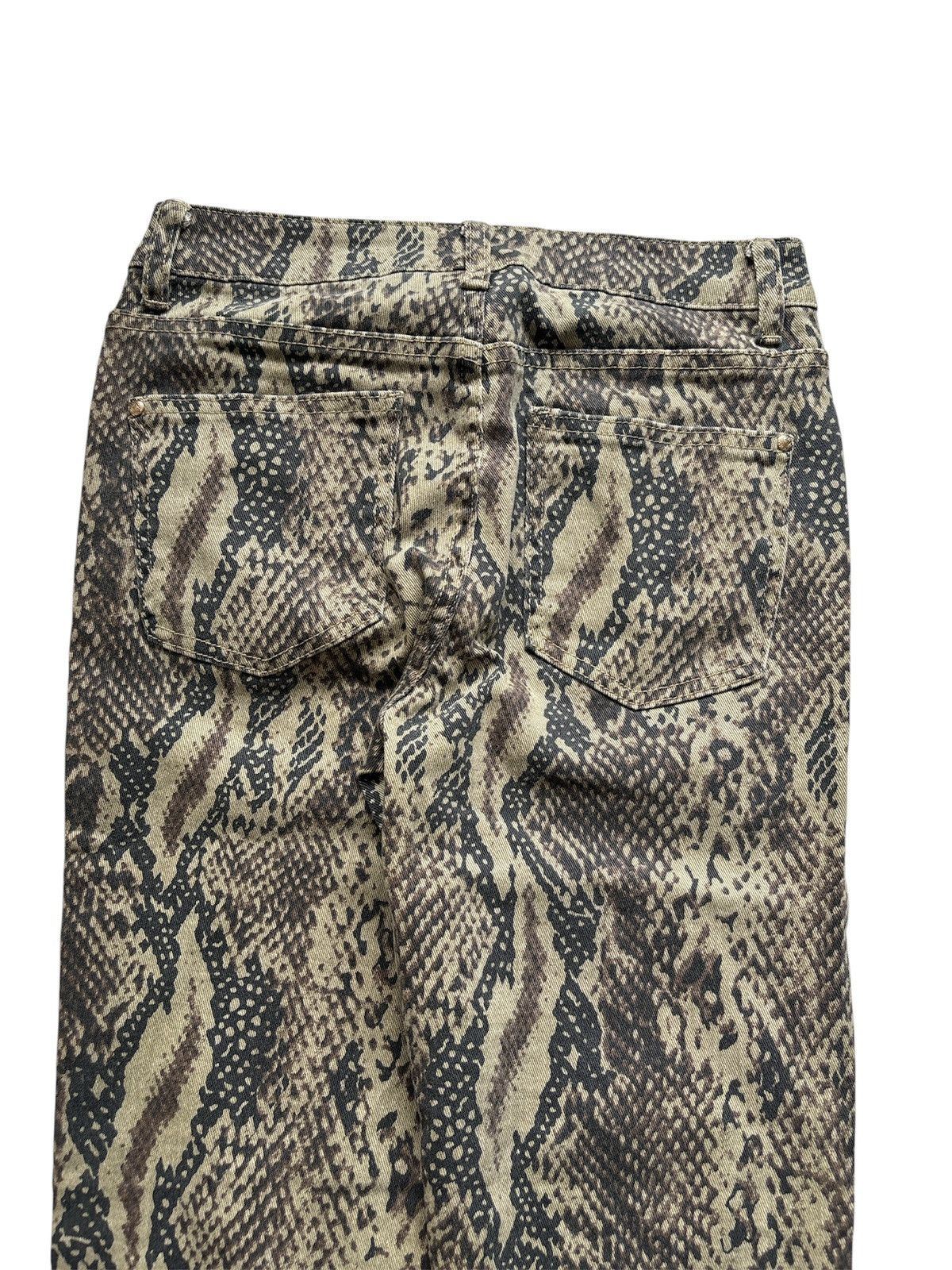 Roberto Cavalli Snake Print Pants Size 28" / US 6 / IT 42 - 4 Thumbnail