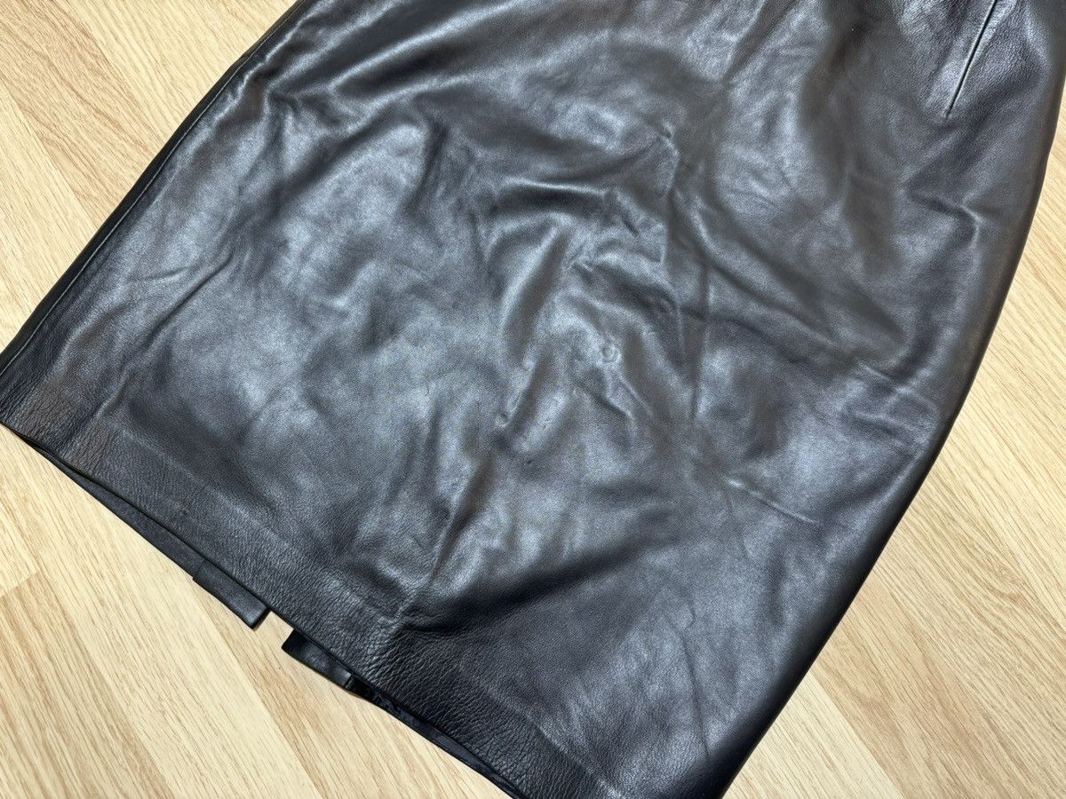 Escada × Leather × Vintage Escada lammnappa skirt 38 Size 26" / US 2 / IT 38 - 15 Thumbnail