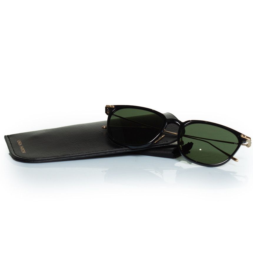 Linda Farrow Linda Farrow, 5712 black and gold sunglasses Size ONE SIZE - 3 Thumbnail