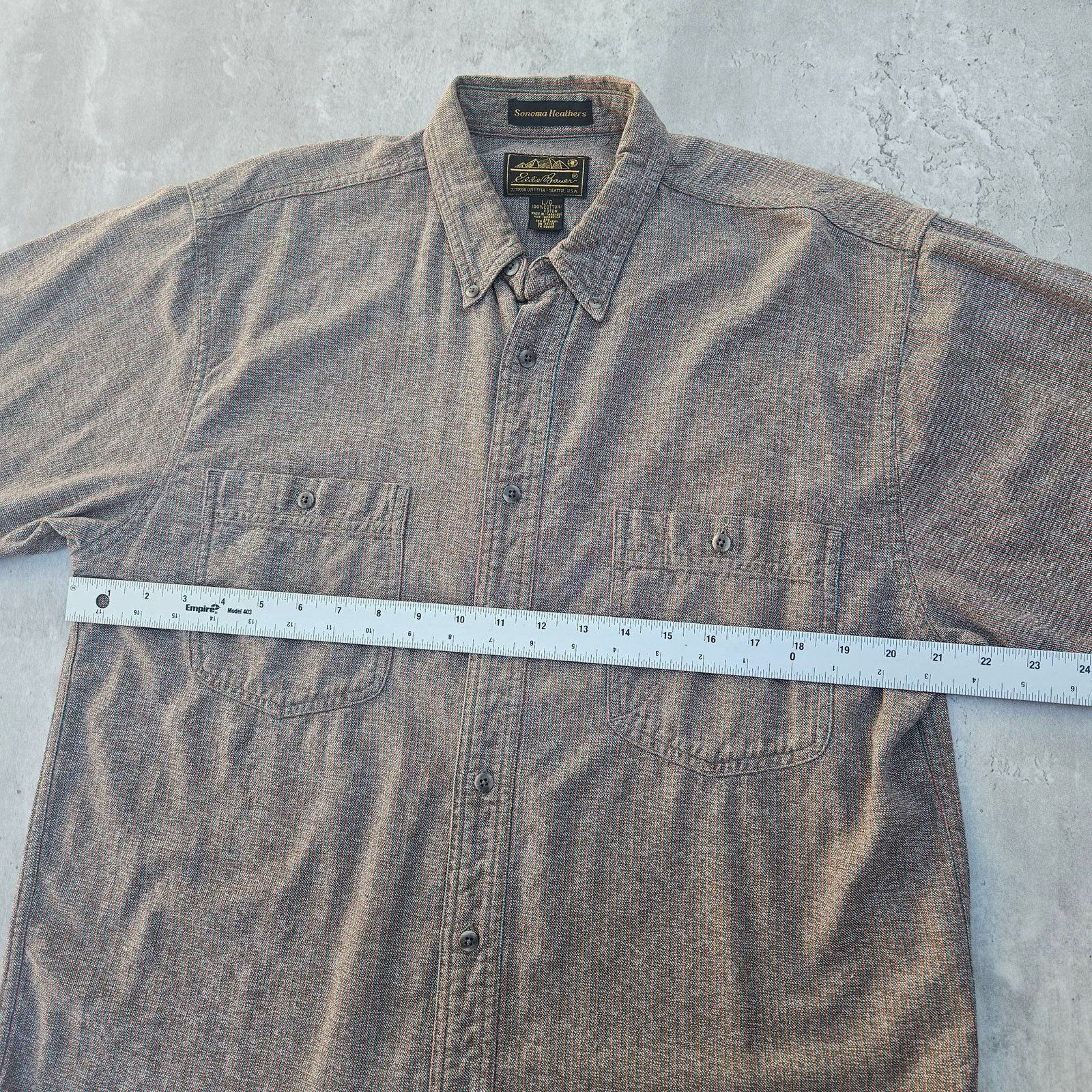 Eddie Bauer Vintage Eddie Bauer Shirt Large Brown Sonoma Heathers Size US L / EU 52-54 / 3 - 6 Thumbnail