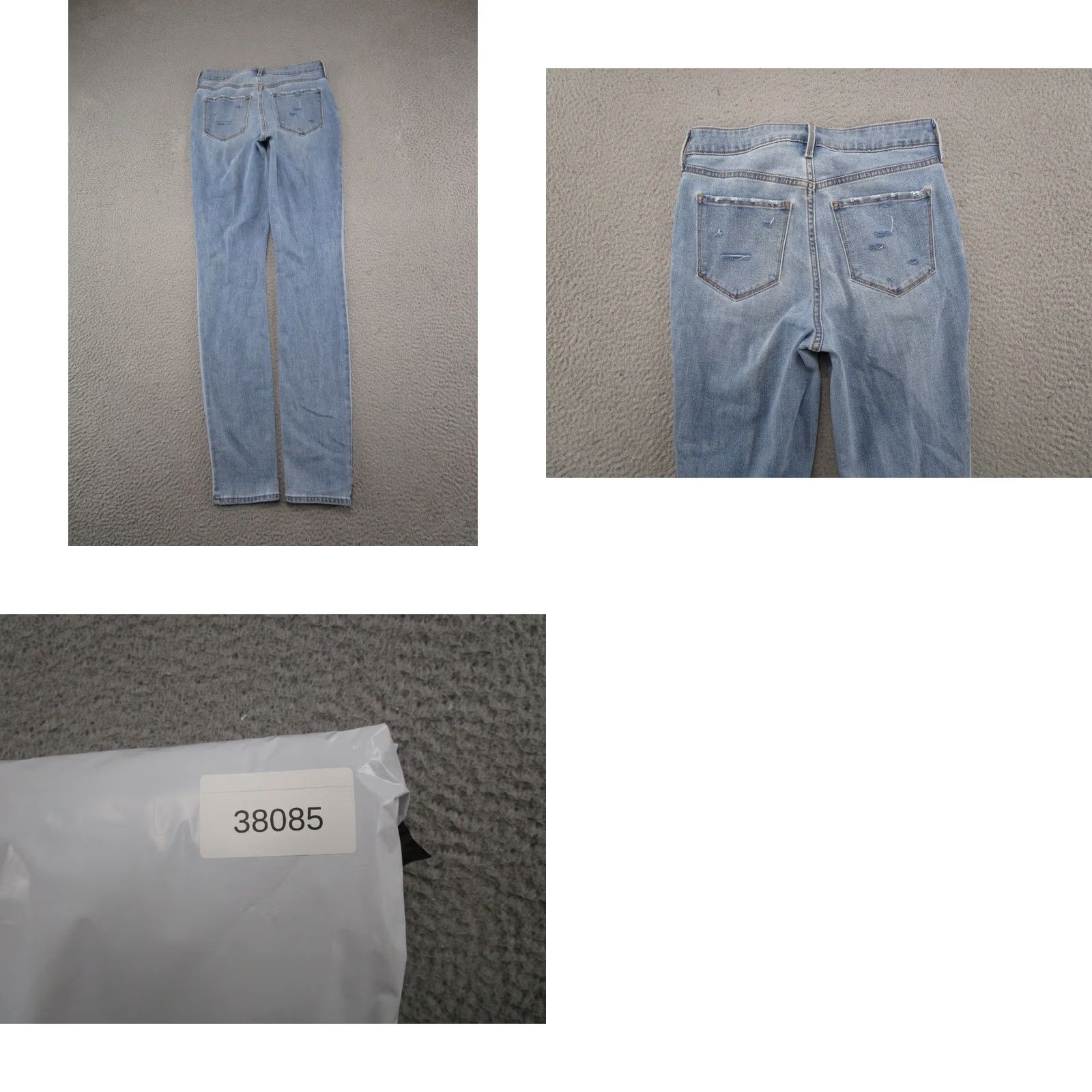 Old Navy Old Navy Jeans Womens Size 4 Tall Medium Wash Blue 5-Pocket Skinny Denim Cotton Blend Regular Fit Jeans Size 27" / US 4 / IT 40 - 9 Thumbnail