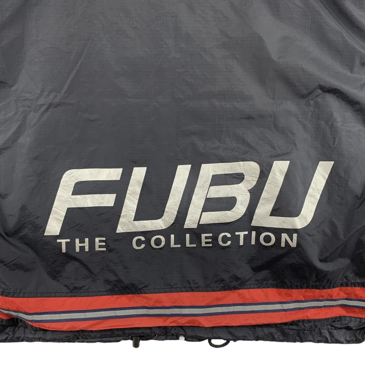 Fubu FUBU THE COLLECTION Japanese Brand Rap Black Windbreaker Size US XXL / EU 58 / 5 - 2 Thumbnail
