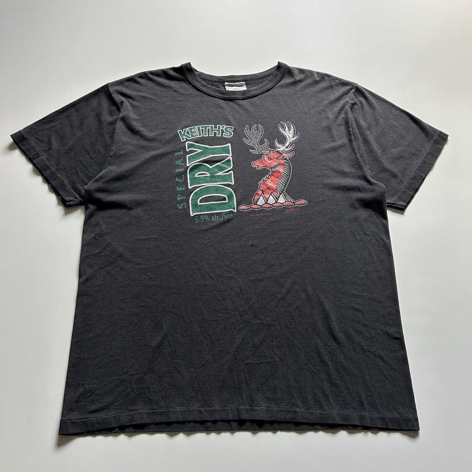 Vintage Vintage Black & Tan Guinness x Bass Ale Beer Promo T-Shirt 