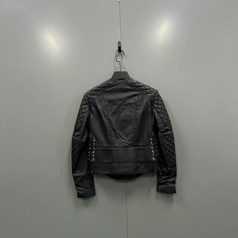 Balenciaga Balenciaga size 38 Black motorcycle leather jacket Size M / US 6-8 / IT 42-44 - 2 Thumbnail