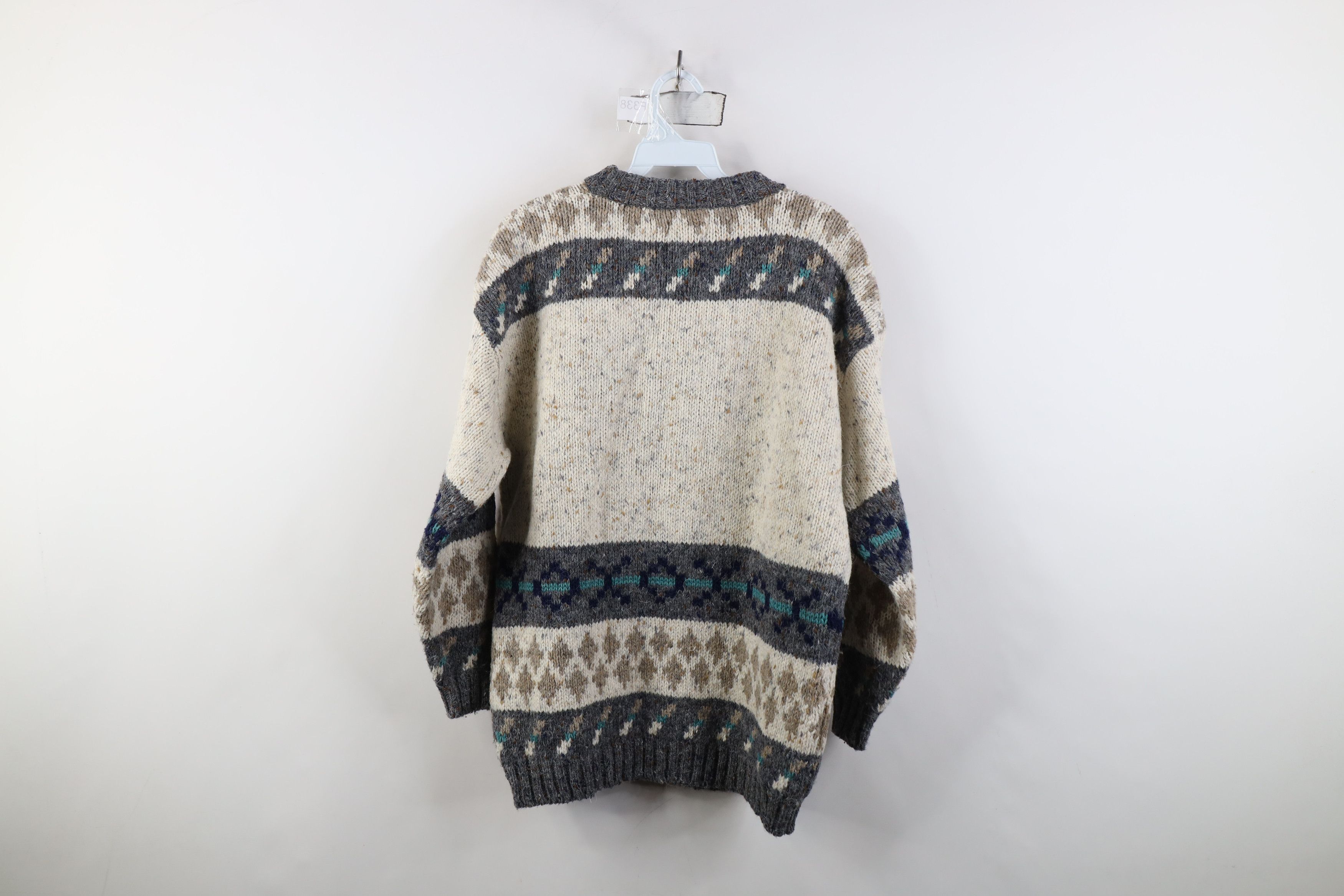 Vintage Vintage 90s Streetwear Fair Isle Southwestern Knit Sweater Size M / US 6-8 / IT 42-44 - 7 Thumbnail