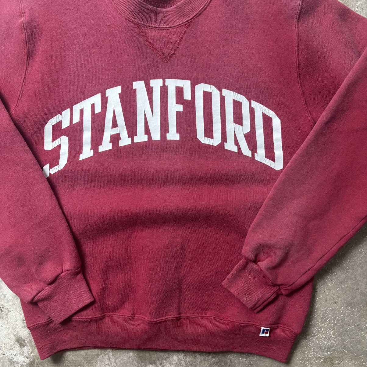 Russell Athletic × Vintage RUSSELL STANFORD FADED SWEATSHIRT Size US S / EU 44-46 / 1 - 3 Thumbnail