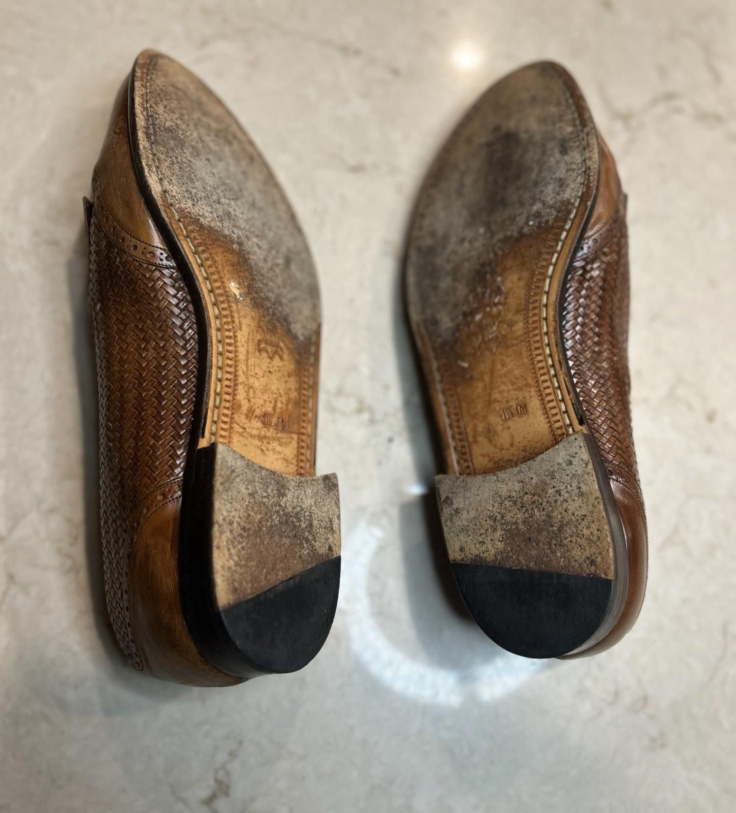 Mezlan Mezlan Men’s 11.5M Woven Leather Tassel Loafers -Spain Size US 11.5 / EU 44-45 - 11 Thumbnail