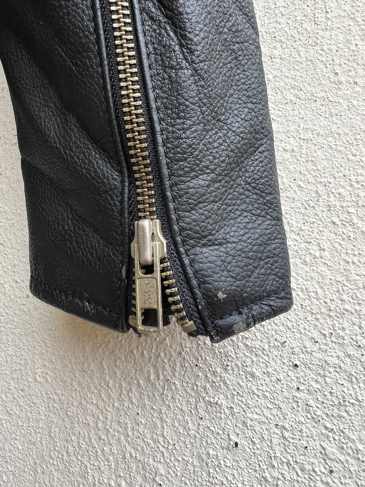 Leather Vintage KOMINE Japan Black Cow Leather Motorcycle Jacket Size US M / EU 48-50 / 2 - 19 Thumbnail