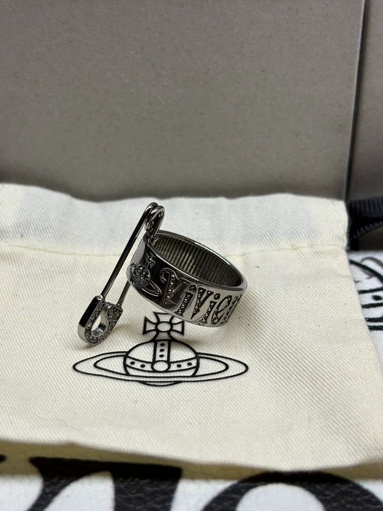 Vivienne Westwood Vivienne Westwood sizeS Don't Bother Ring-Gun Grey Size ONE SIZE - 1 Thumbnail