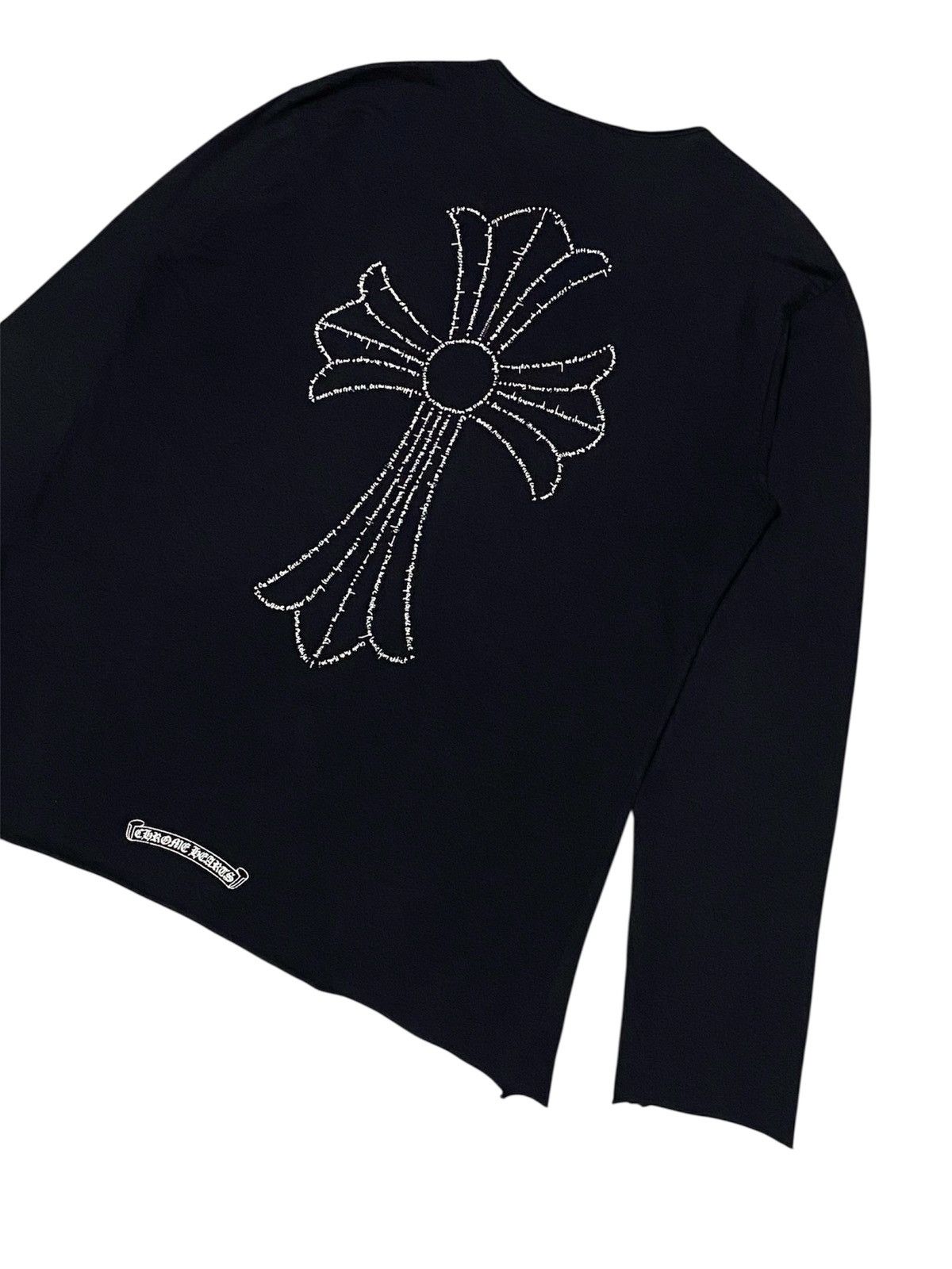 Chrome Hearts Chrome Hearts Poem Paper Thin Long Sleeve Shirt Size US S / EU 44-46 / 1 - 24 Thumbnail