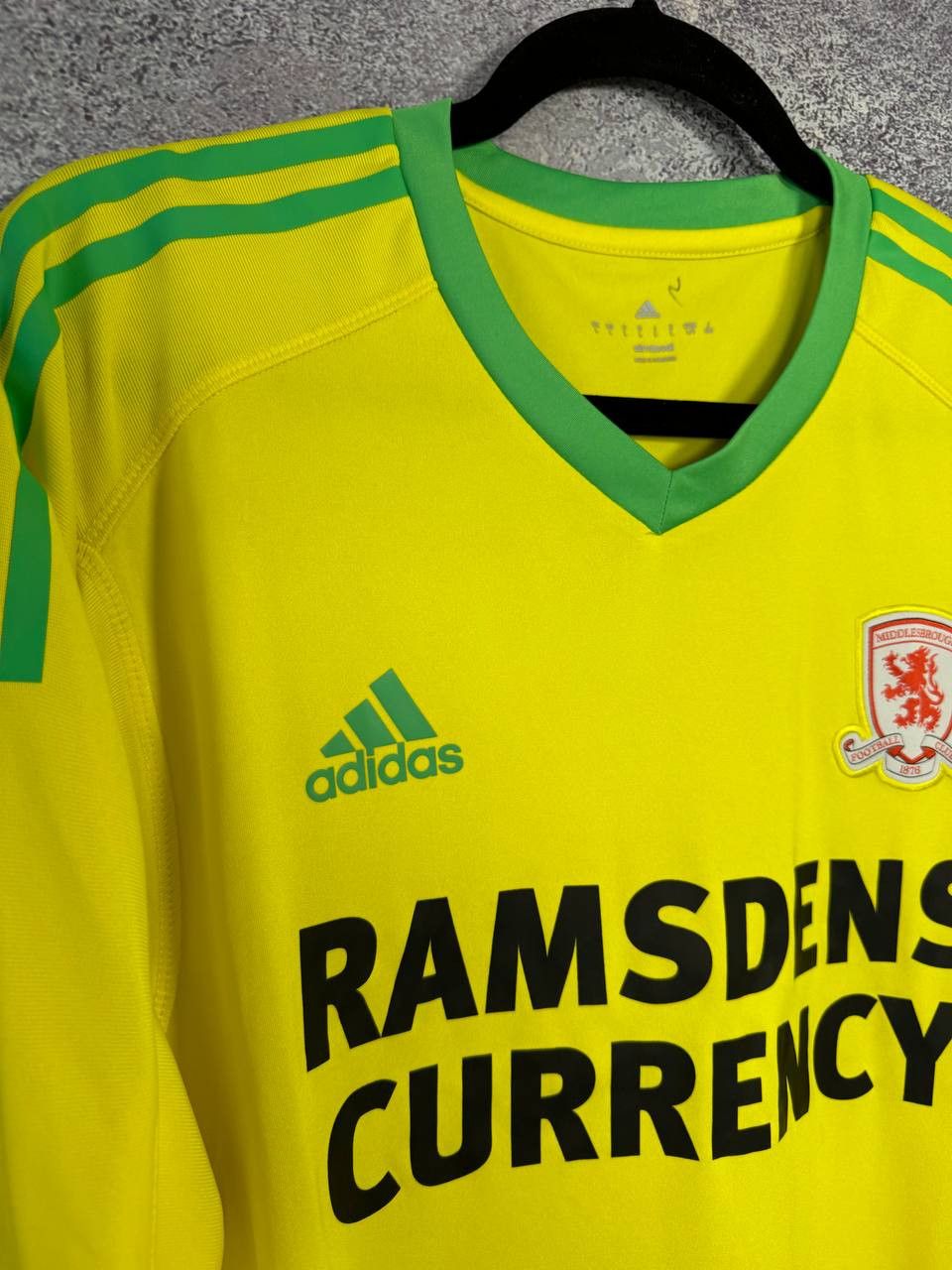Adidas × Vintage Vintage Middlesbrough 2017/18 GK Adidas Soccer Jersey Size US L / EU 52-54 / 3 - 6 Thumbnail