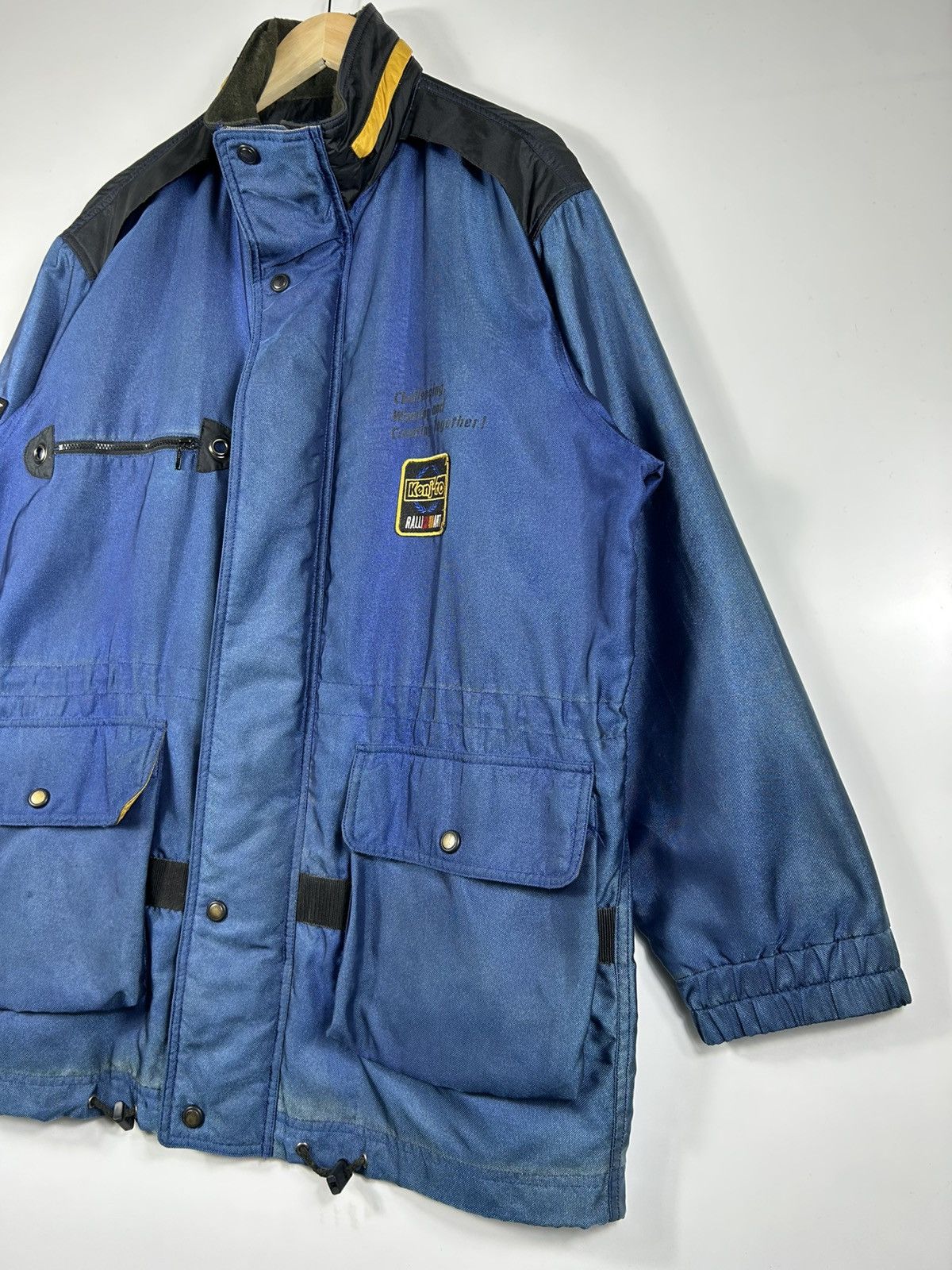 Vintage ⚡️Vintage Kenjro Rally Art Championship Distressed Parka Size US L / EU 52-54 / 3 - 3 Thumbnail