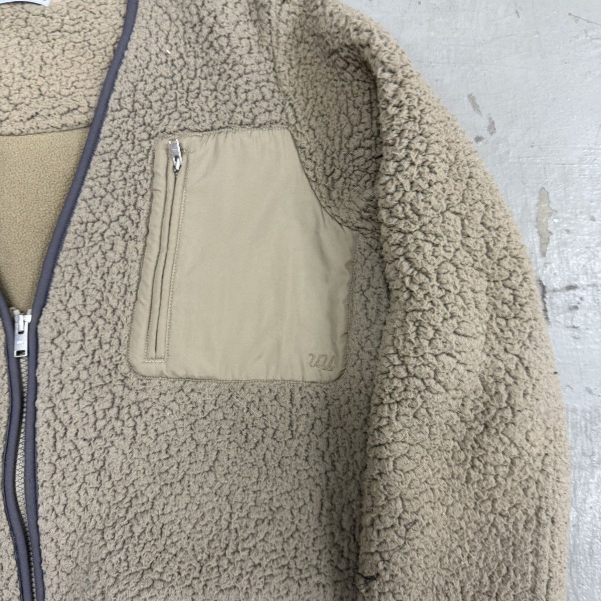 Japanese Brand × Undercover Undercover Uniqlo Sherpa Fleece Cardigan Jacket Rare Size US M / EU 48-50 / 2 - 3 Thumbnail