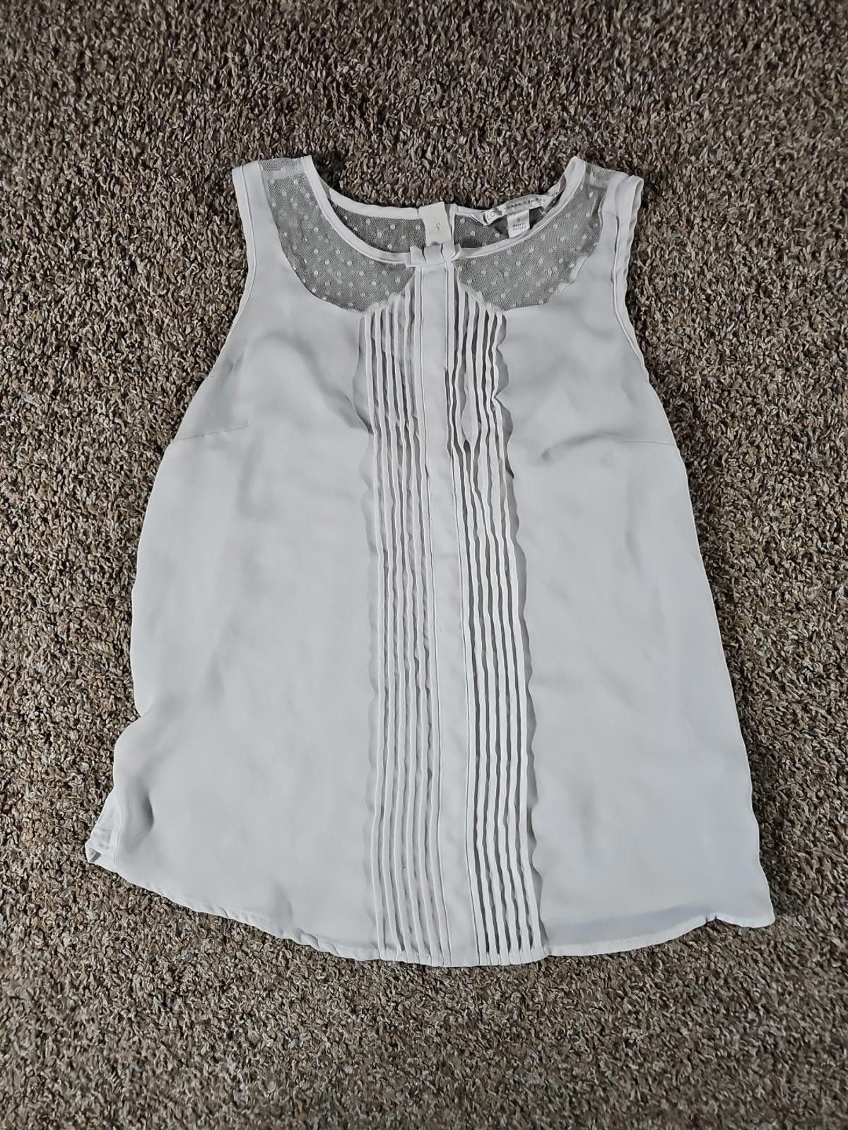 Other LC Lauren Conrad Sleeveless S Tank White Size S / US 4 / IT 40 - 1 Thumbnail
