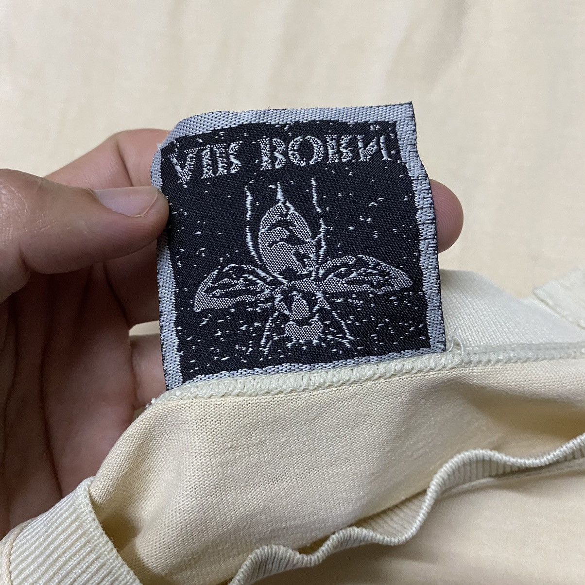 Vintage Vintage 90’s AIR BORN T Shirt Size US XL / EU 56 / 4 - 4 Thumbnail