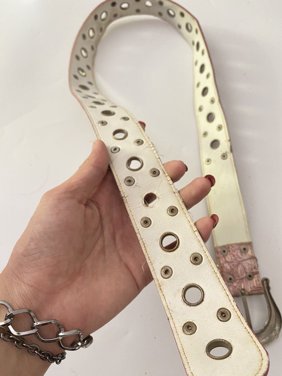 Beauty Beast × If Six Was Nine × Vintage vintage studded leather belt Size ONE SIZE - 7 Thumbnail