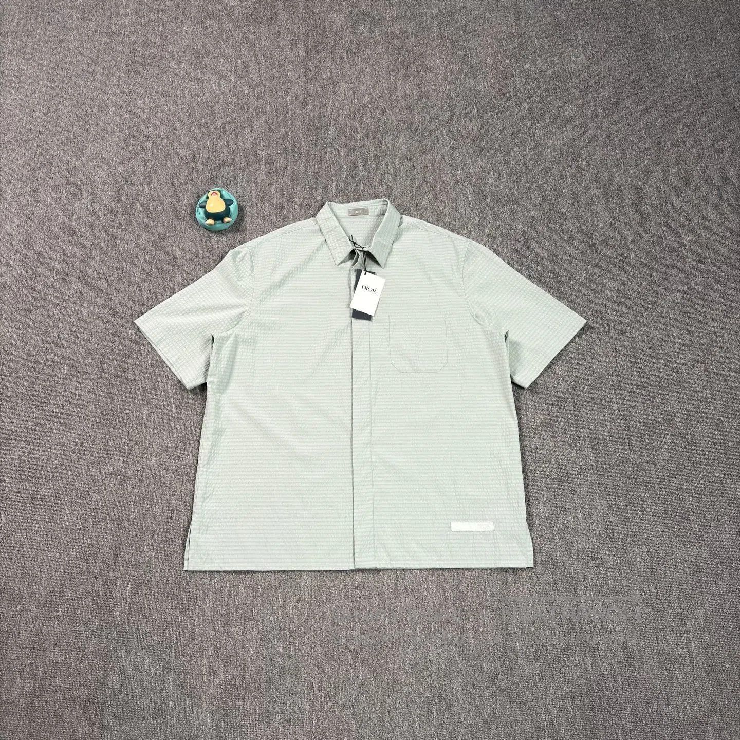 Dior Dior Green Striped Short-Sleeve Shirt. Size US XS / EU 42 / 0 - 1 Thumbnail