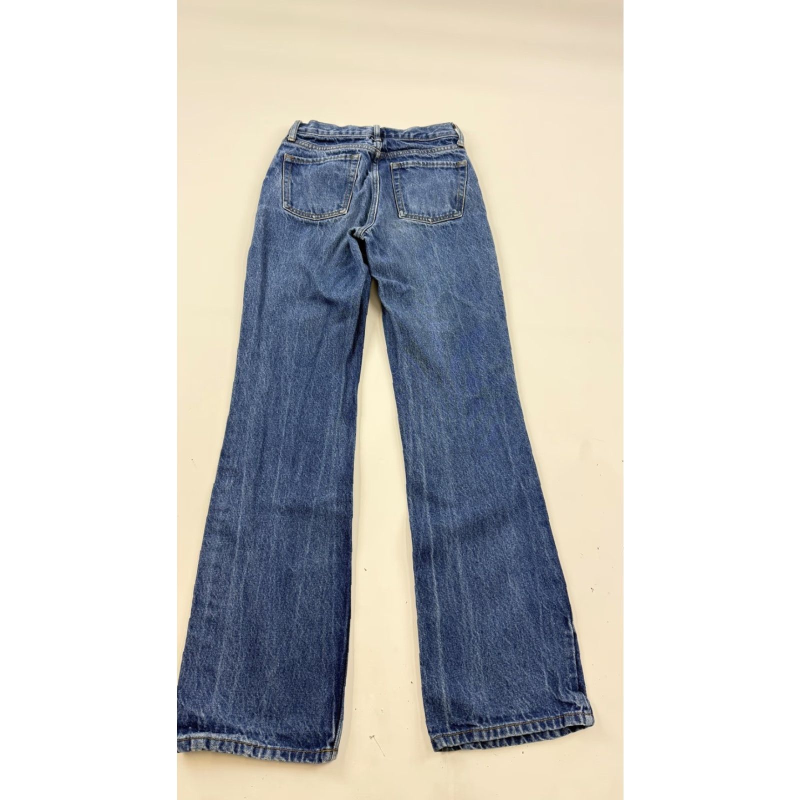 Denime VINTAGE? No — J. Galt Jeans Womens Small Blue Denim Button Fly Straight Leg Made USA Casual Size 28" / US 6 / IT 42 - 7 Thumbnail