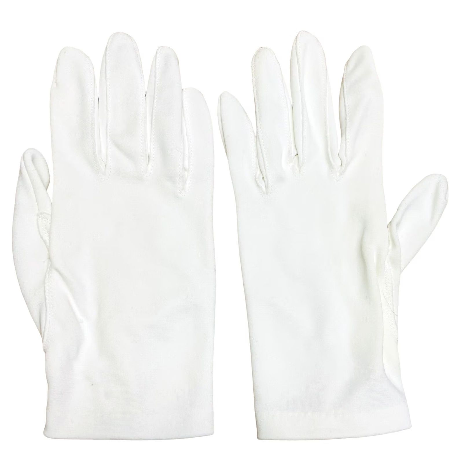 Vintage VINTAGE Women's Gloves 1950s Driving Formal Nylon Brown Black White Tailored Womens Size ONE SIZE - 6 Thumbnail