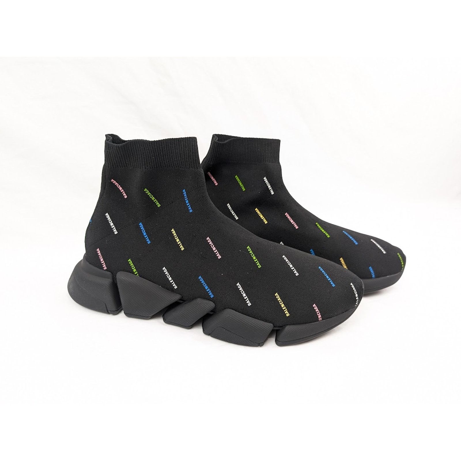 Balenciaga o1rshd1 Recycled Speed 2.0 Low-Top Sneakers Black/Multicolor Size US 13 / EU 46 - 15 Thumbnail