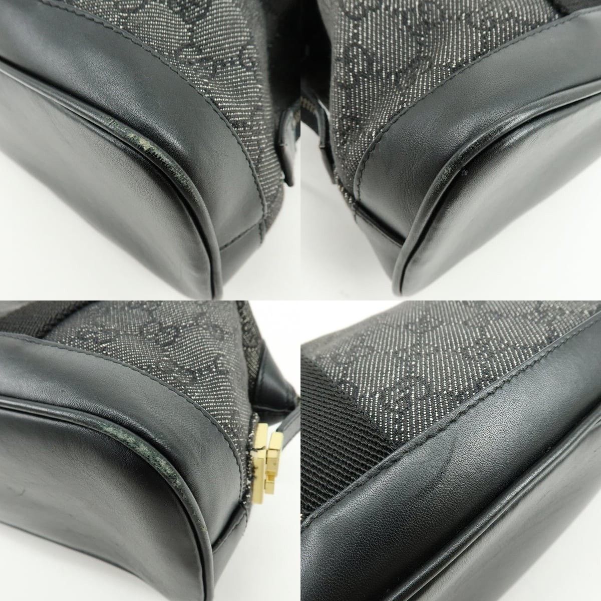 Gucci Gucci GG Supreme Duffle Bag Black Size ONE SIZE - 5 Thumbnail