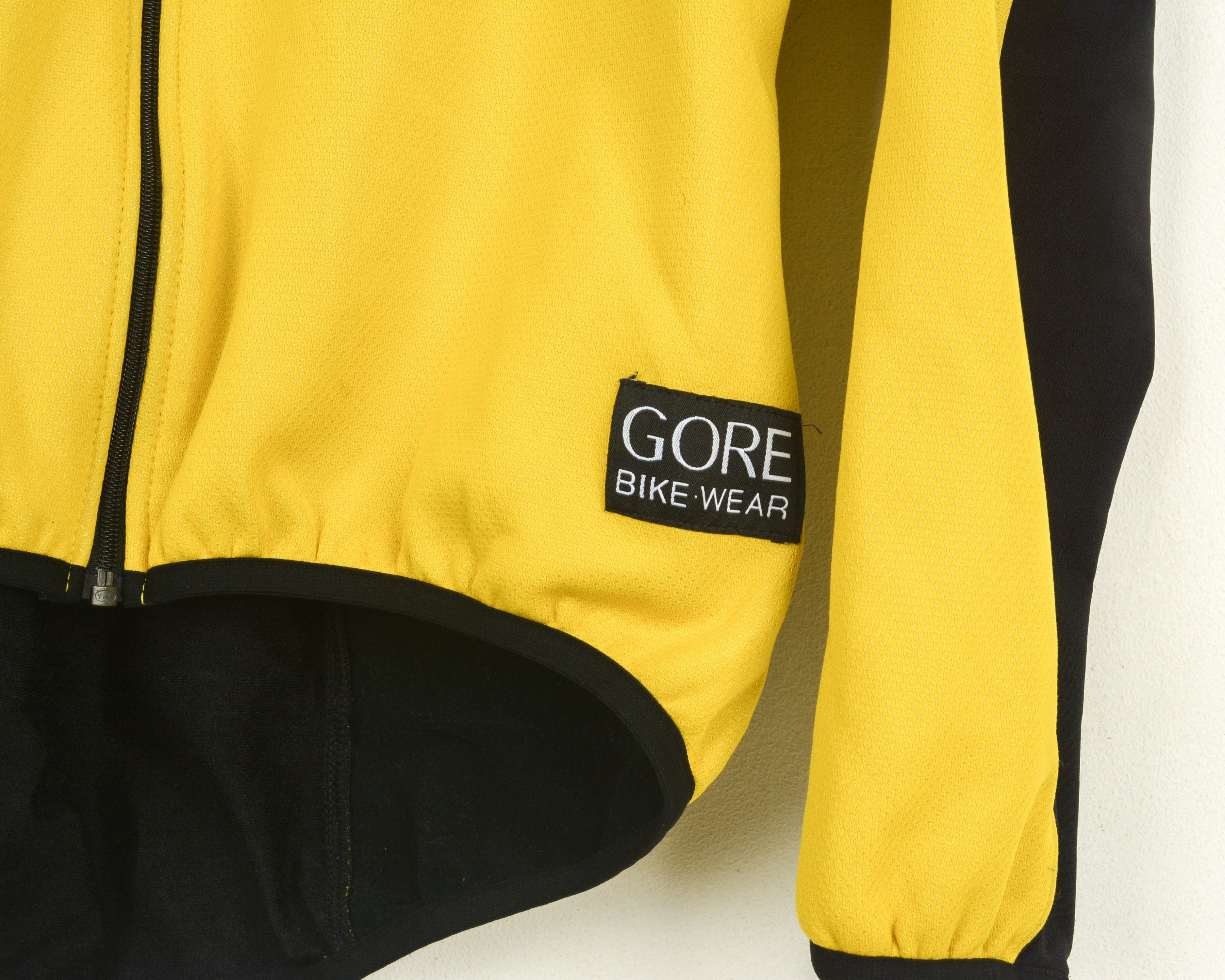 GOREWEAR Windstopper Mens M Cycling Jumper Jacket MTB Road Yellow Size US M / EU 48-50 / 2 - 5 Thumbnail